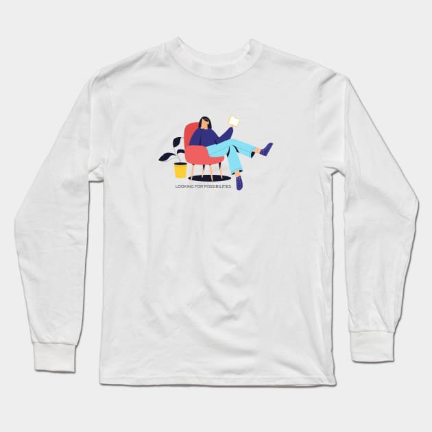 looking for possibilities Long Sleeve T-Shirt by parlhouse